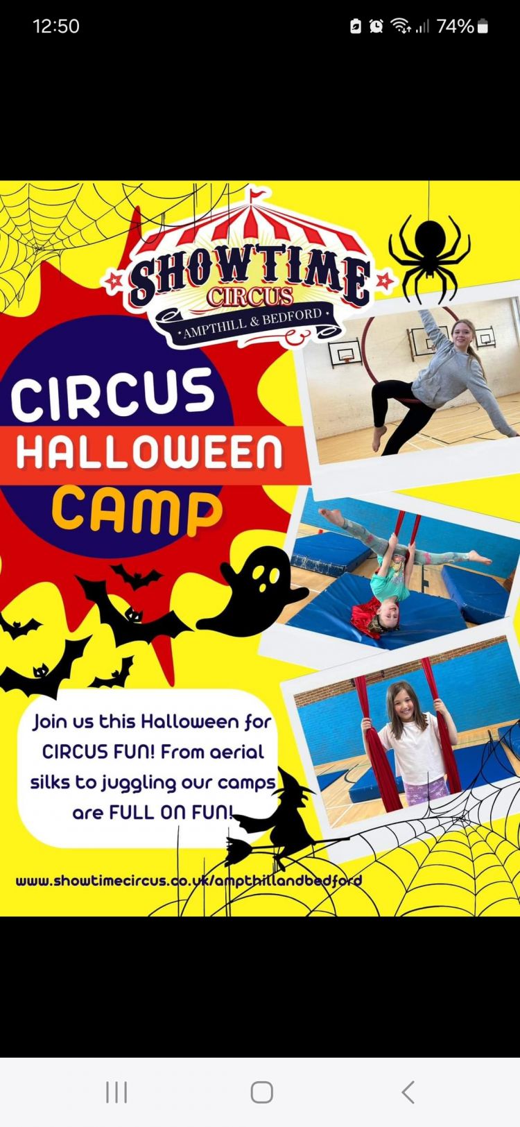 Circus Halloween camp