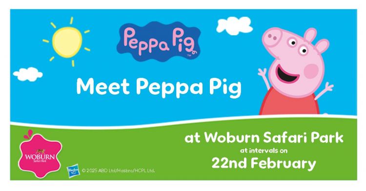 Meet Peppa Pig on Saturday 22nd February! 