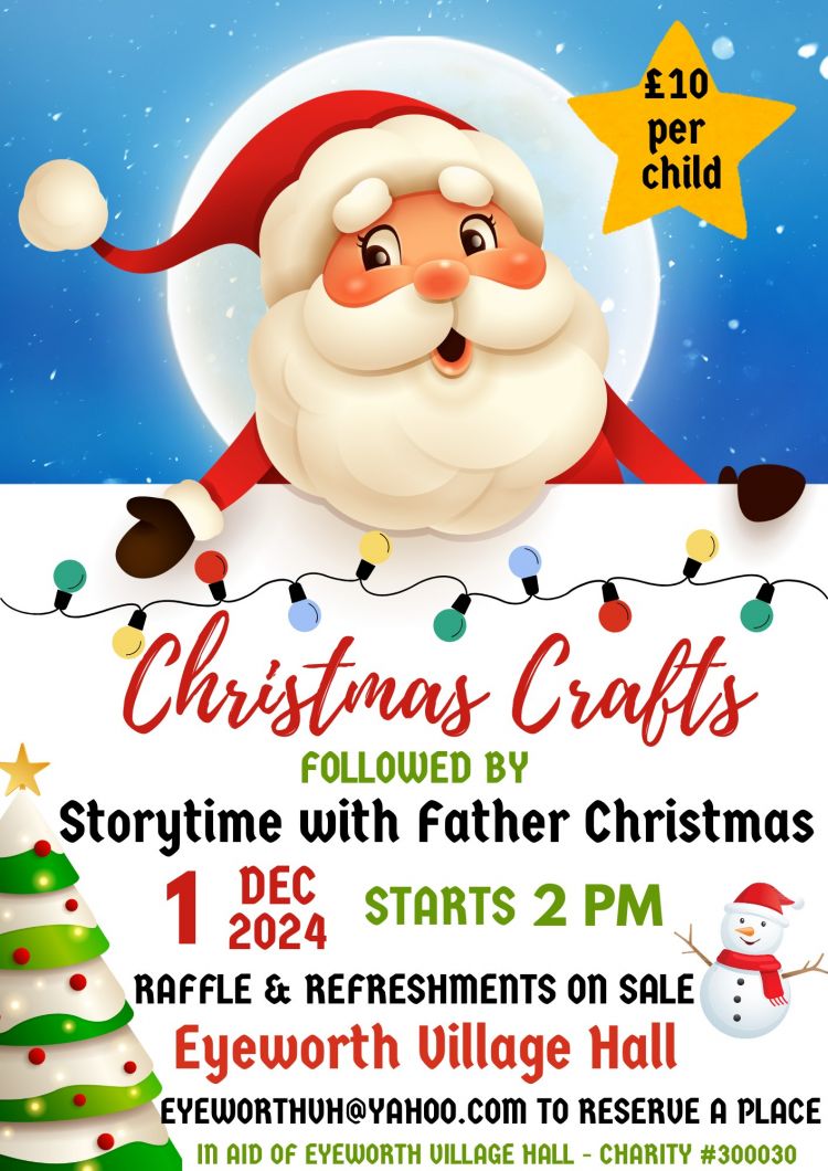 Christmas Crafts followed by Storytime with Father Christmas