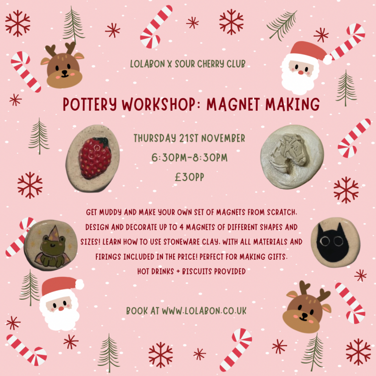 Pottery Workshop: Magnet Making 