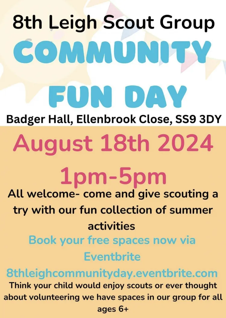 8th Leigh Scout group Community fun day 