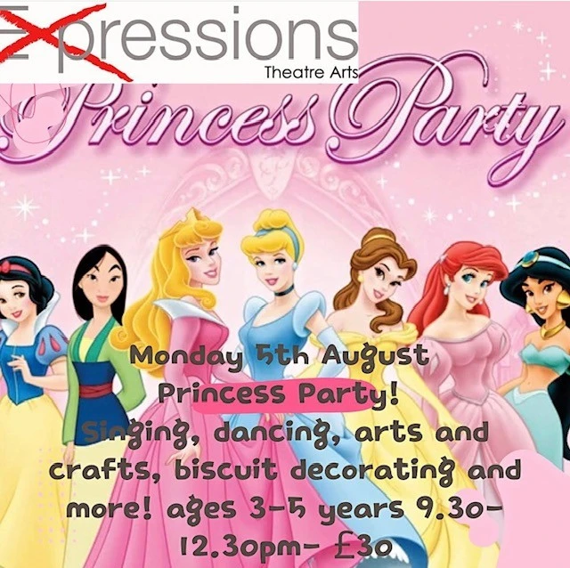 Princess Party with Expressions Theatre Arts 