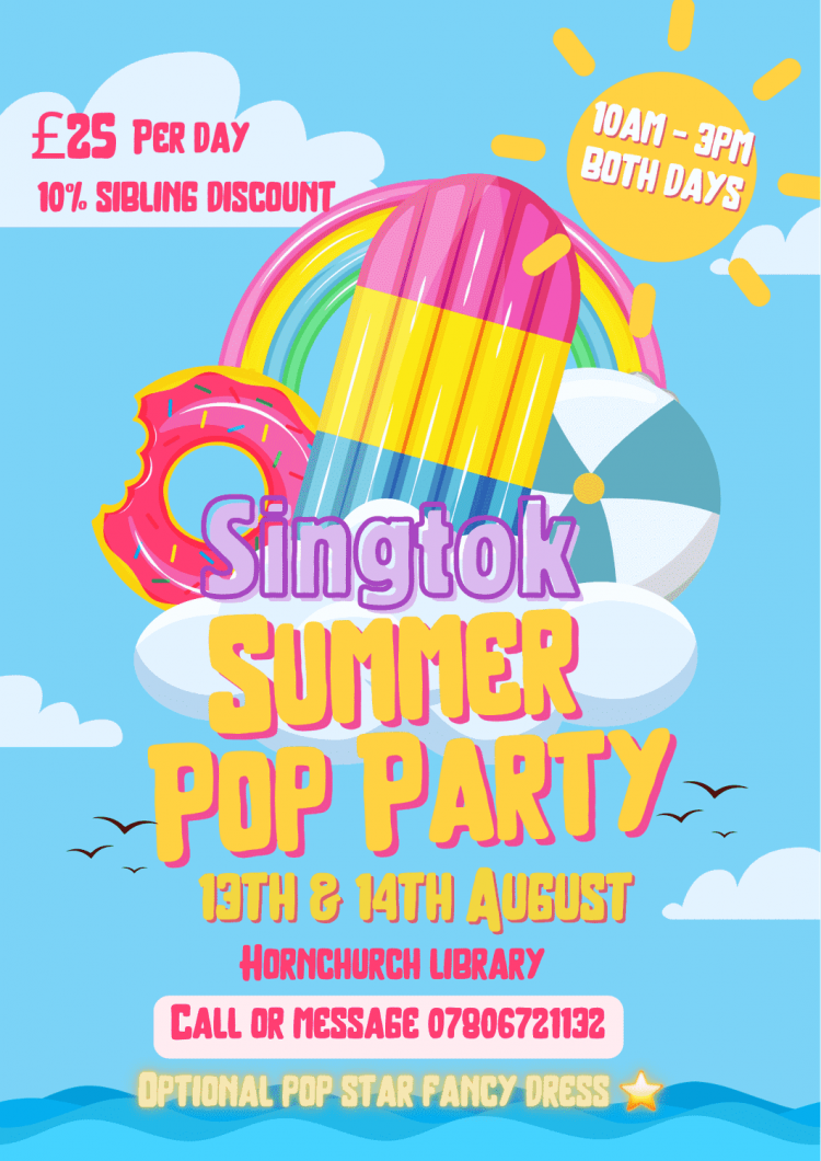 Singtok Summer Pop Party!