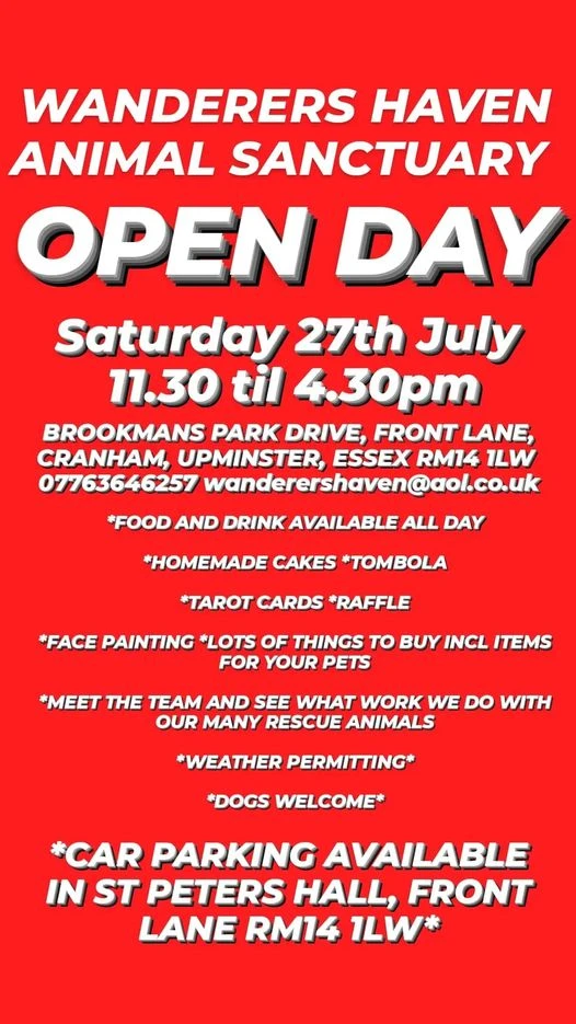 Open Day at Wanderers Haven Animal Sanctuary
