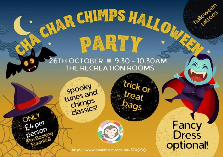 Cha char chimps Halloween 