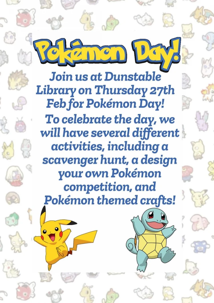 Pokemon library event