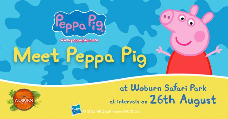 Meet Peppa Pig at Woburn Safari Park!