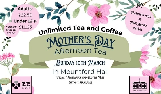 Mother's Day Afternoon Tea - 10 Mar 2024 | Mum's guide to Hertford