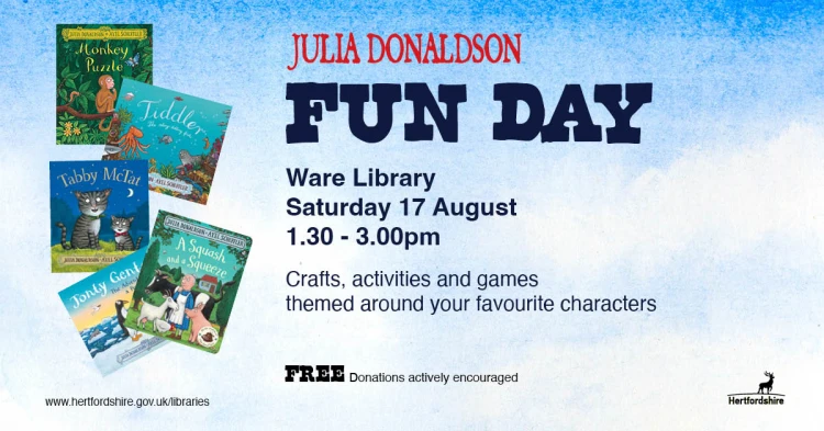 Julia Donaldson Fun Day at Ware Library