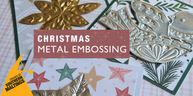 Christmas Decorations Family Metal Embossing Workshop (Age 10 )