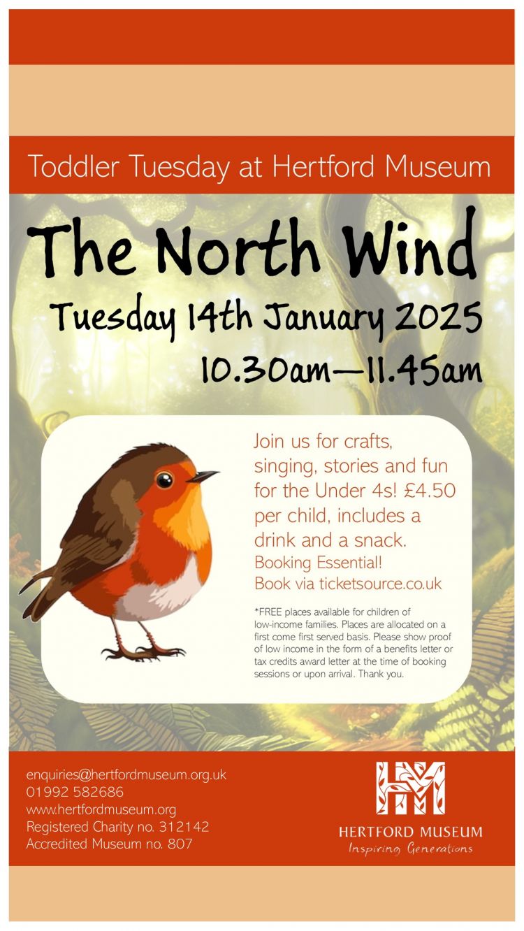 Toddler Tuesday at Hertford Museum: The North Wind