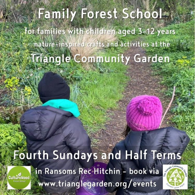 Family Forest School at the Triangle Garden Hitchin