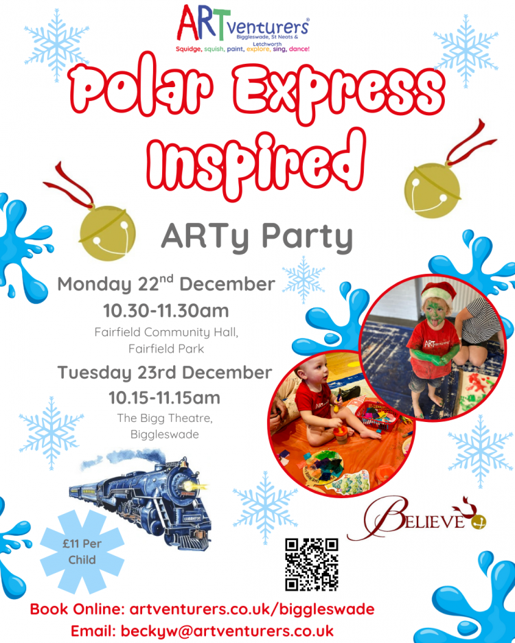ARTventurers Polar Express inspired Arty Party (6m-8yrs)