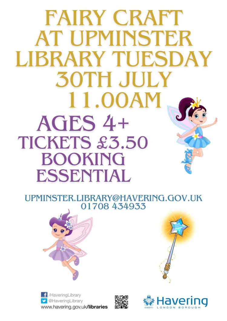 Fairy Crafts Upminster Library