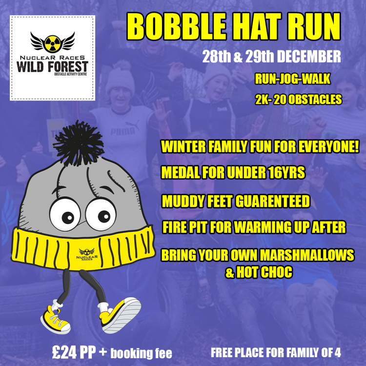 Wild Forest Bobble Hat Run