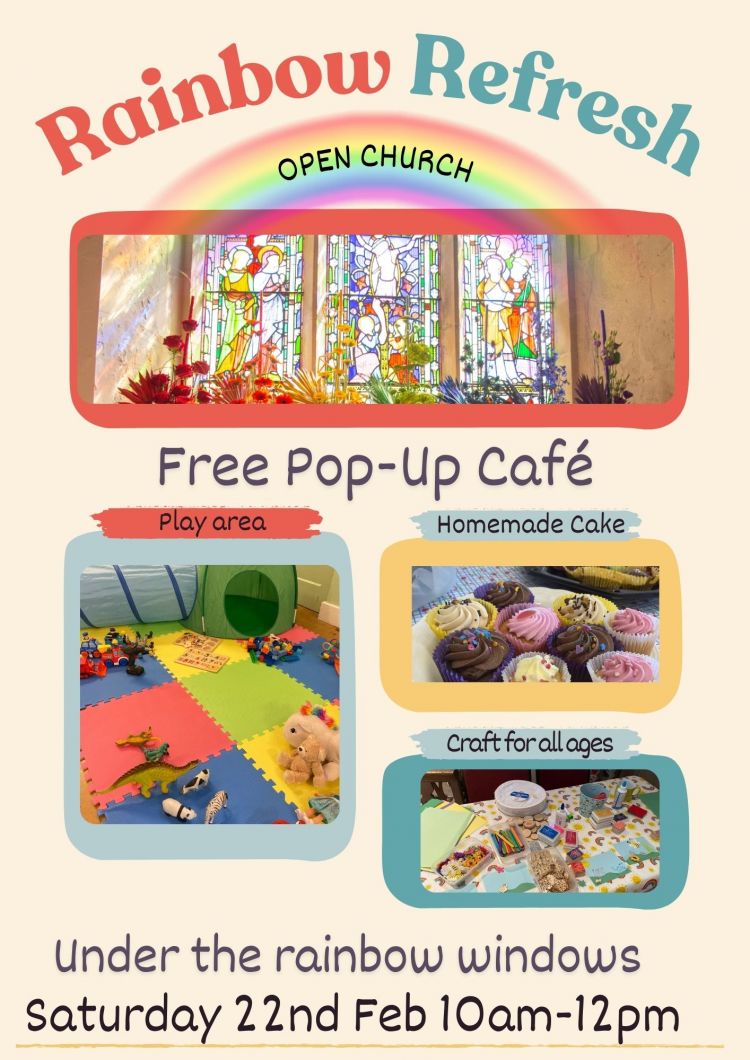 Holy Trinity Southchurch: Rainbow Refresh - pop up cafe, craft and toys 